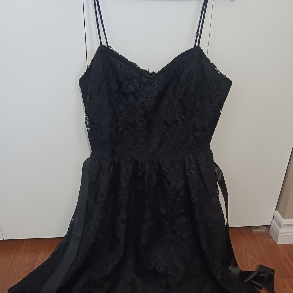 Dramatix Lace Black Dress Women's Size S/M